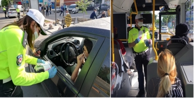 TRAFİK EKİPLERİ FARKINDALIK OLUŞTURDU
