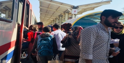 Tren izdihamı