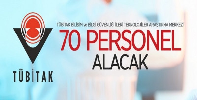TUBİTAK 70 PROJE PERSONELİ ALIYOR