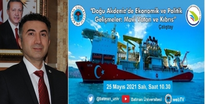ÜNİVERSİTE ‘MAVİ VATAN VE KIBRIS’ ÇALIŞTAYI DÜZENLEYECEK