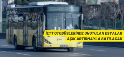 UNUTULAN EŞYALAR SATILACAK
