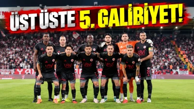 &Uuml;ST &Uuml;STE 5. GALİBİYET!