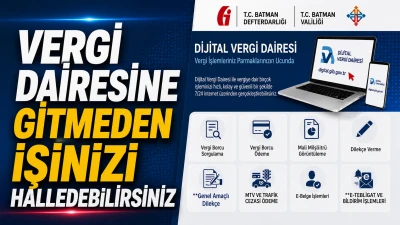 VERGİ DAİRESİNE GİTMEDEN İŞİNİZİ HALLEDEBİLİRSİNİZ