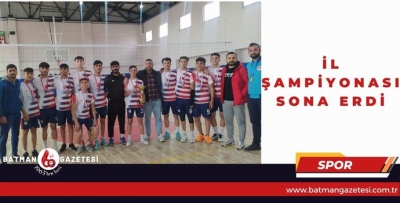 VOLEYBOL GENÇ ERKEKLER SONA ERDİ