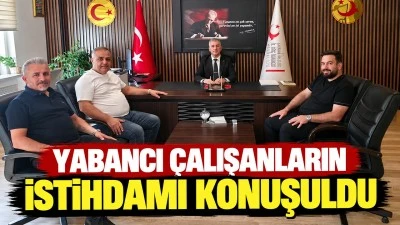 Yabancı &ccedil;alışanların istihdamı konuşuldu