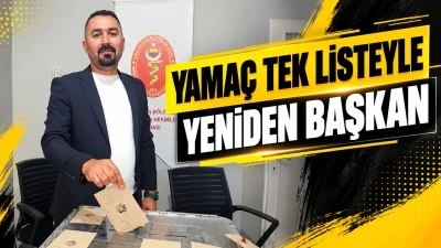 YAMA&Ccedil; TEK LİSTEYLE YENİDEN BAŞKAN