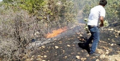 YANGIN GÜÇLÜKLE SÖNDÜRÜLDÜ