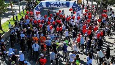 YAŞAM İÇİN PEDAL ÇEVİRDİLER