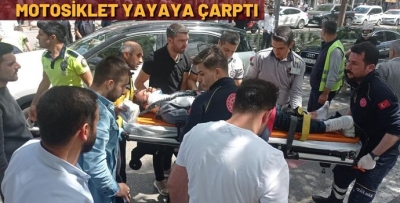 YİNE MOTOSİKLET KAZASI