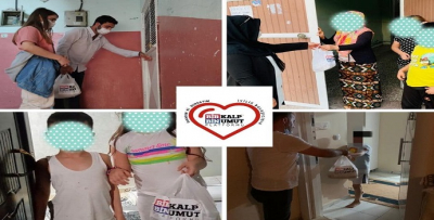 Yoksul ailelere sürpriz paket servisi