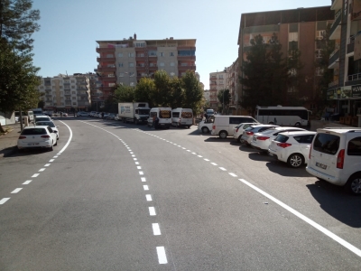YOL ÇİZGİLERİ YENİDEN YAPILIYOR