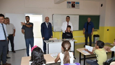YÖNETİCİLER KÖY OKULLARINDAYDI