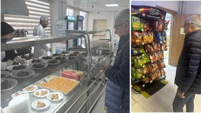 YURT YEMEKHANESİ VE KANTİNİ DENETLENDİ